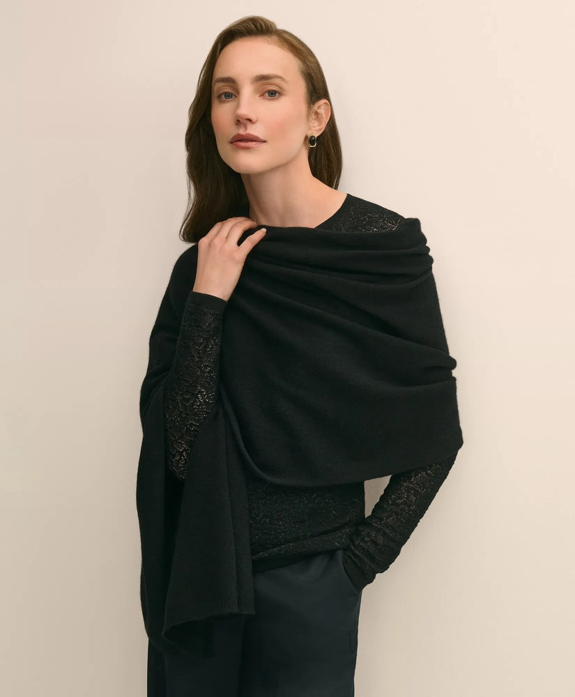 Cashmere 2-Ply Wrap / Brooks Brothers Women