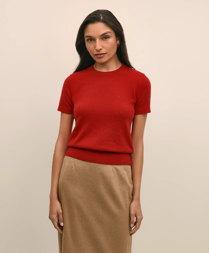 Cashmere Short-Sleeve Shell / Brooks Brothers Women