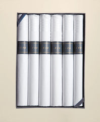 Cigar-Rolled Handkerchiefs-Set of 6 / Brooks Brothers Men