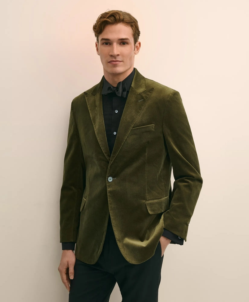 Classic Fit 1818 Velvet Dinner Jacket / Brooks Brothers Sale