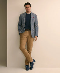 Classic Fit Cotton-Linen-Wool Hopsack Sport Coat / Brooks Brothers Men