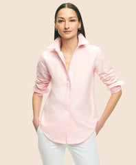 Classic-Fit Cotton Oxford Shirt / Brooks Brothers Women