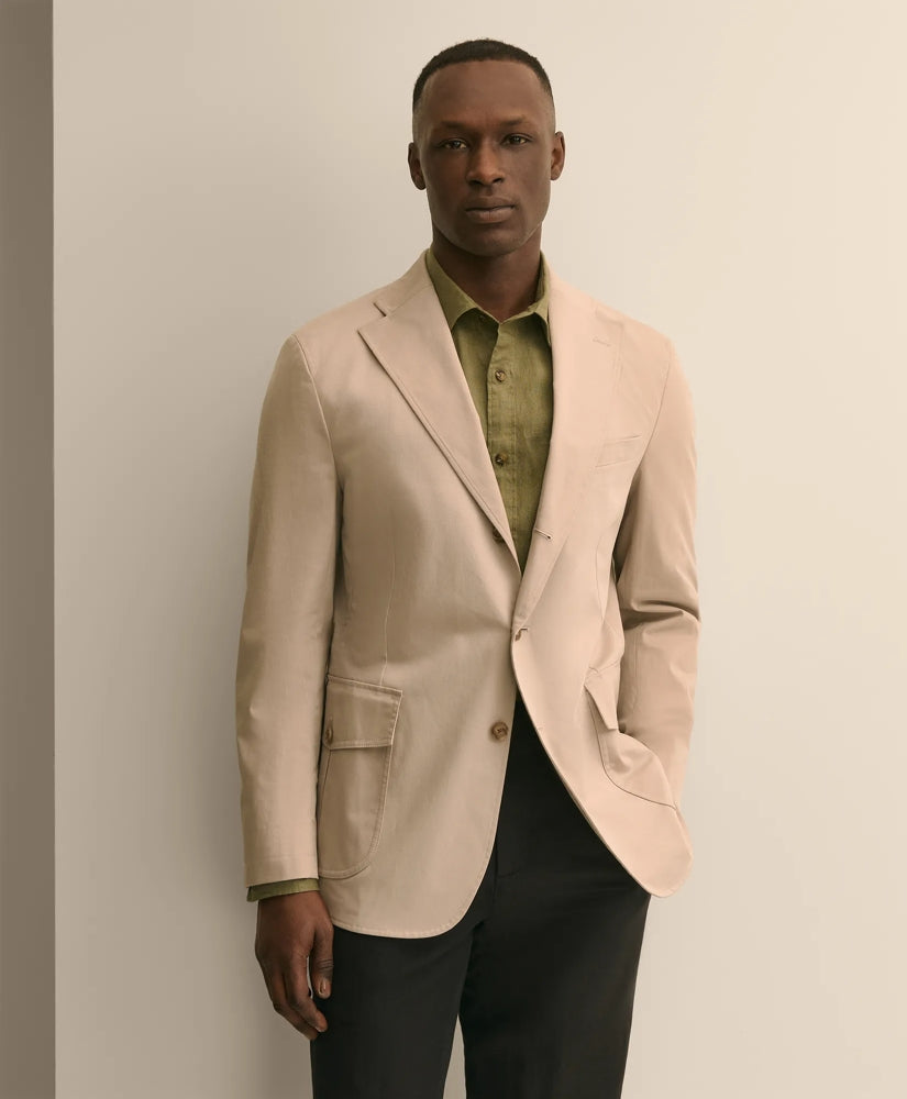 Classic Fit Cotton Safari Sport Coat / Brooks Brothers Men