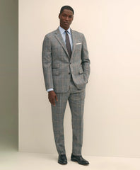 Classic Fit Saxon Wool Bold Check 1818 Suit / Brooks Brothers Tailored