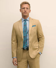 Classic Fit Stretch Cotton Twill Suit Jacket / Brooks Brothers Tailored