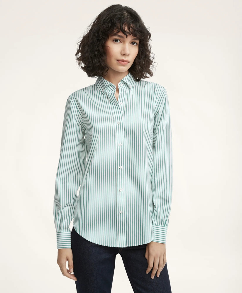 Classic Fit Stretch Supima / Brooks Brothers Women