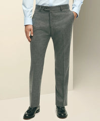 Classic Fit Wool Flannel Dress Pants / Brooks Brothers Men