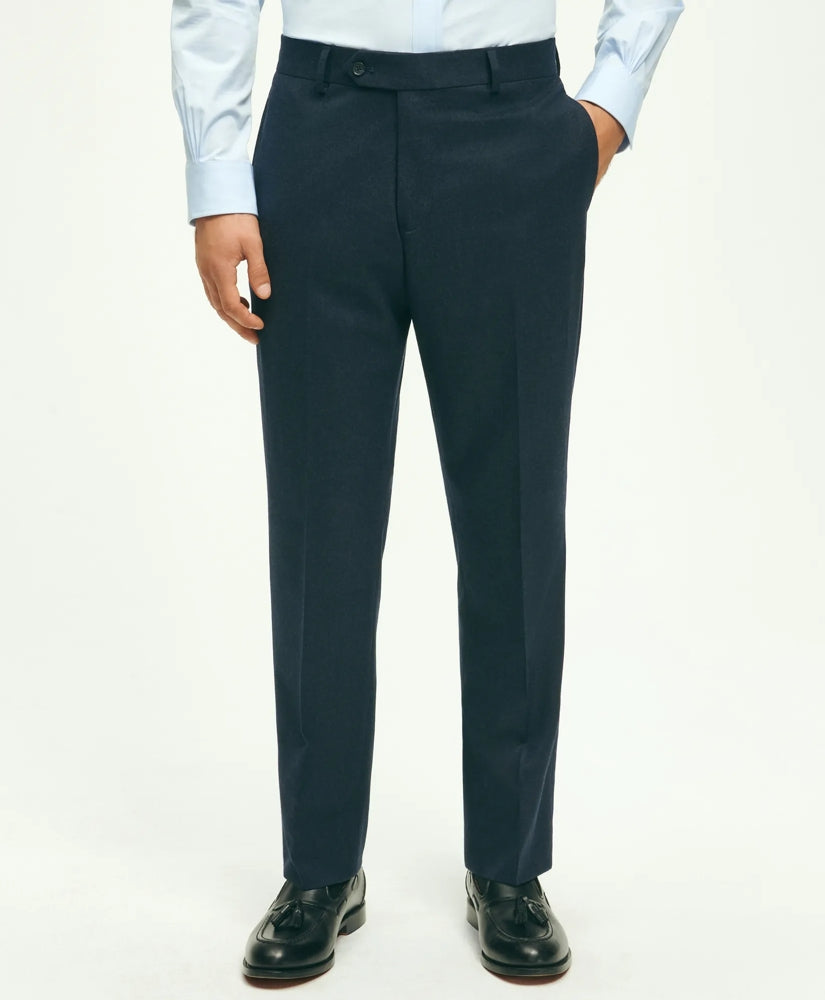 Classic Fit Wool Flannel Dress Pants / Brooks Brothers Men