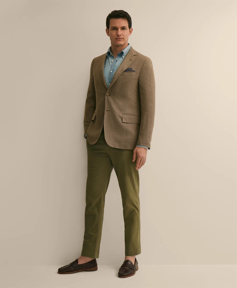 Classic Fit Wool Hopsack Sport Coat / Brooks Brothers Men