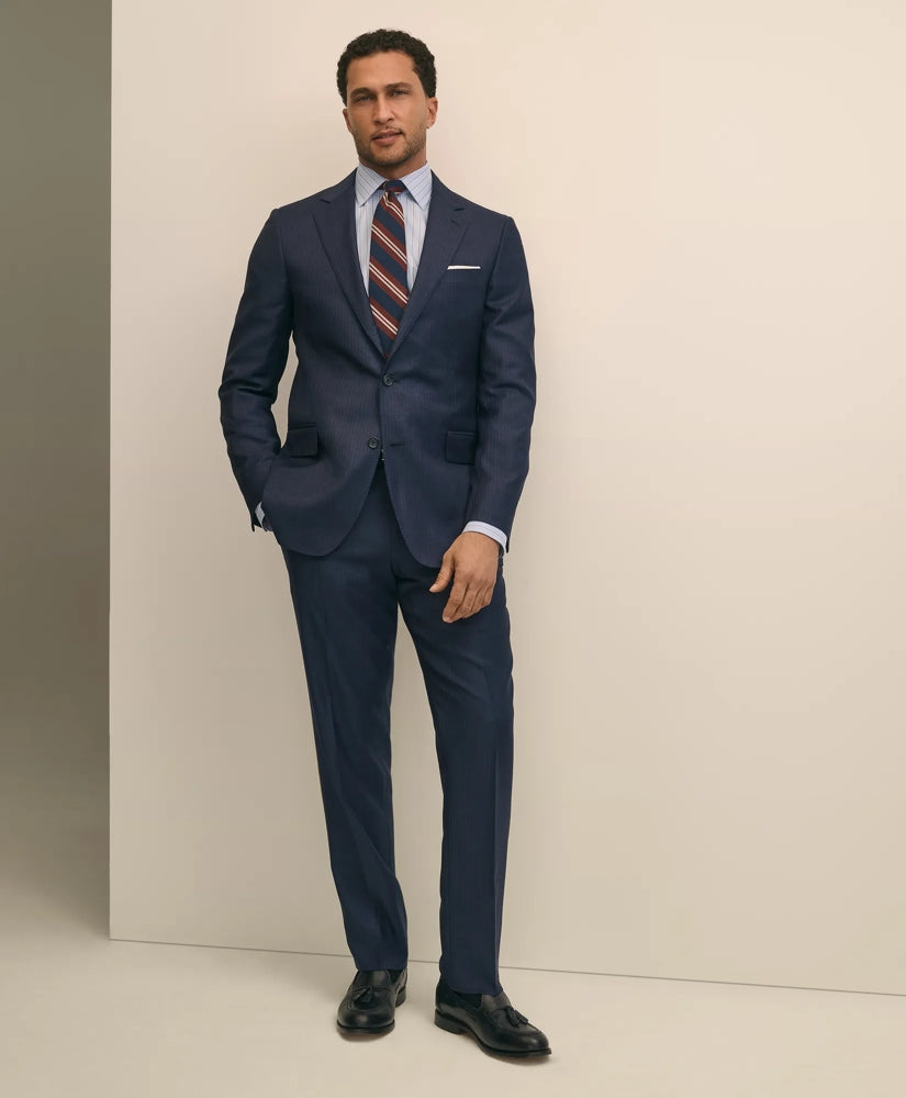 Classic Fit Wool Pinstripe 1818 Suit / Brooks Brothers Tailored