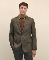 Classic Fit Wool Plaid Sport Coat / Brooks Brothers Sale