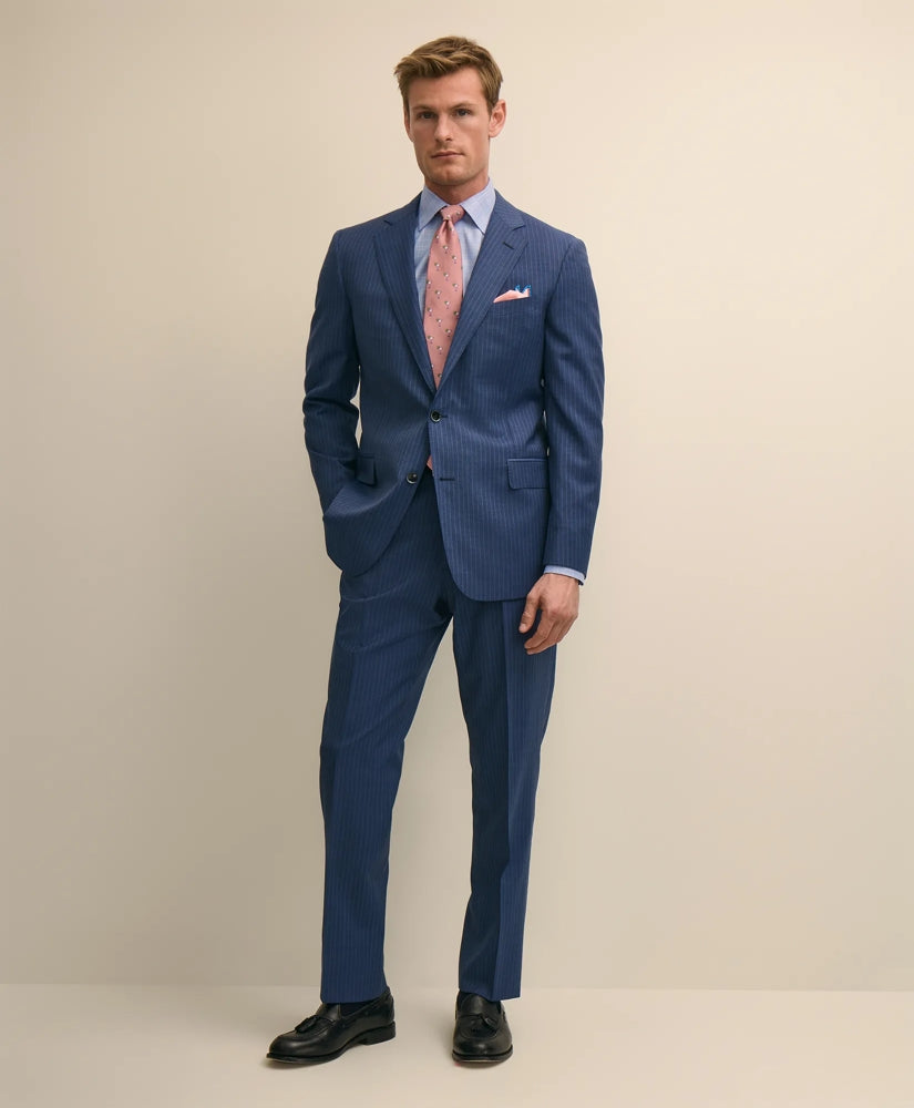 Classic Fit Wool Stripe 1818 Suit / Brooks Brothers Men