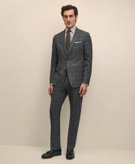 Classic Fit Wool Windowpane 1818 Suit / Brooks Brothers Tailored