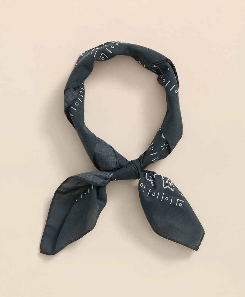 Cotton Bandana Print Neckerchief / Brooks Brothers Men