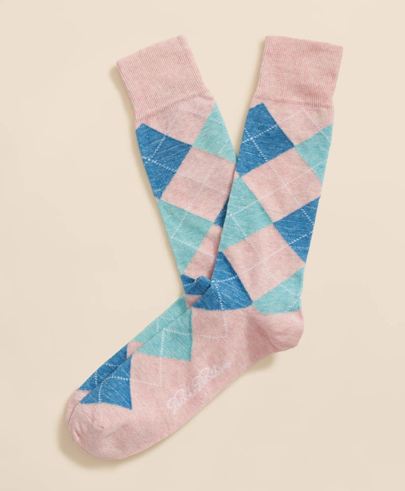 Cotton Blend Argyle Socks / Brooks Brothers Men