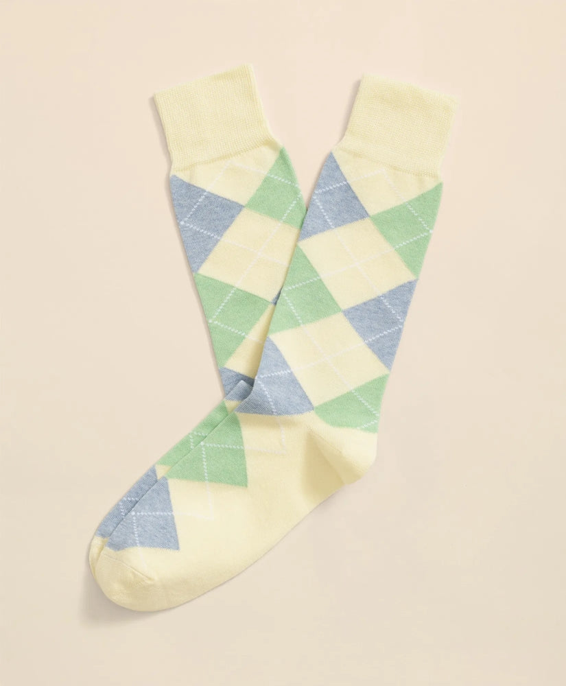 Cotton Blend Argyle Socks / Brooks Brothers Men