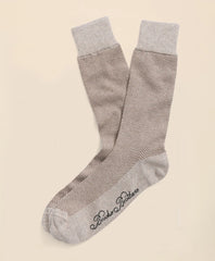 Cotton Blend Herringbone Socks / Brooks Brothers Men