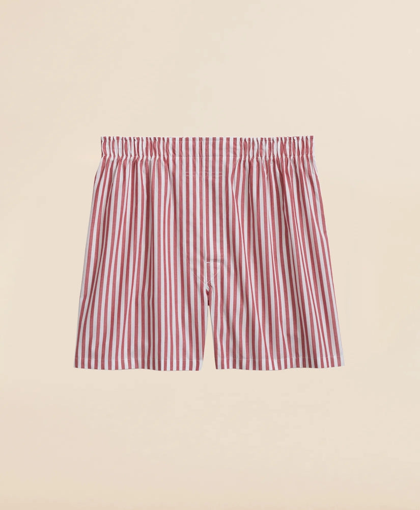 Cotton Broadcloth Butcher-Stripe Boxers / Brooks Brothers Sale
