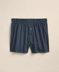 Slim Fit Cotton Broadcloth Dot Boxers / Brooks Brothers Men
