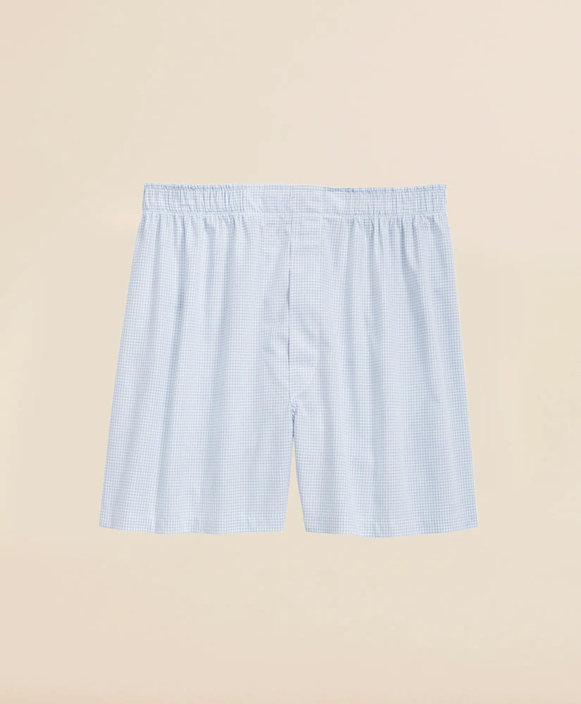 Cotton Broadcloth Double Checked Boxers / Brooks Brothers Sale
