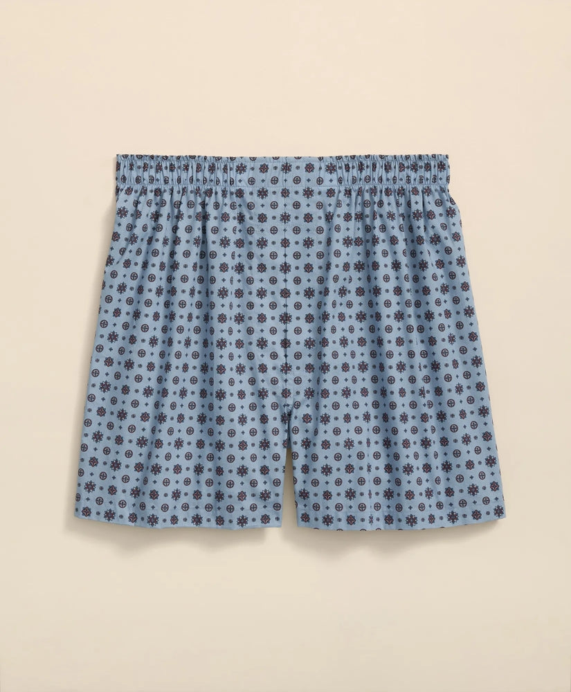 Cotton Broadcloth Foulard Boxers / Brooks Brothers Men