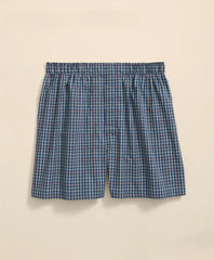 Cotton Broadcloth Multi-Windowpane Boxers / Brooks Brothers Sale