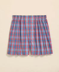 Cotton Broadcloth Check Boxers / Brooks Brothers Men