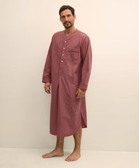 Cotton Broadcloth Royal Stewart Tartan Nightshirt / Brooks Brothers Sale