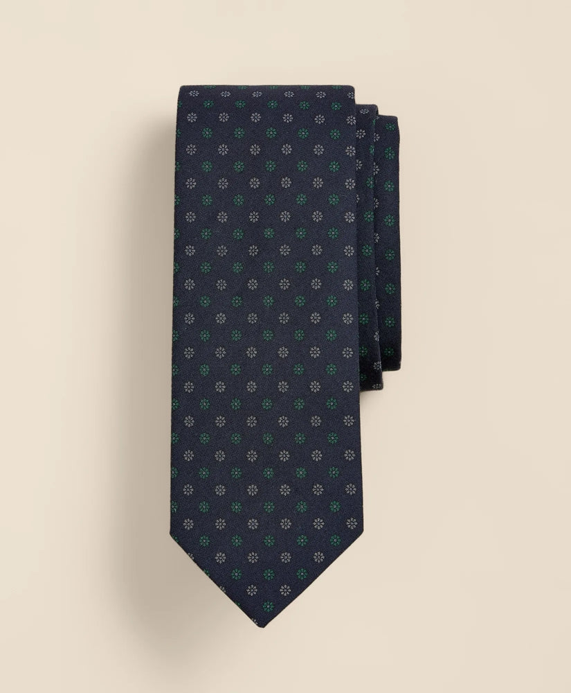 Cotton Daisy Foulard Tie / Brooks Brothers Men