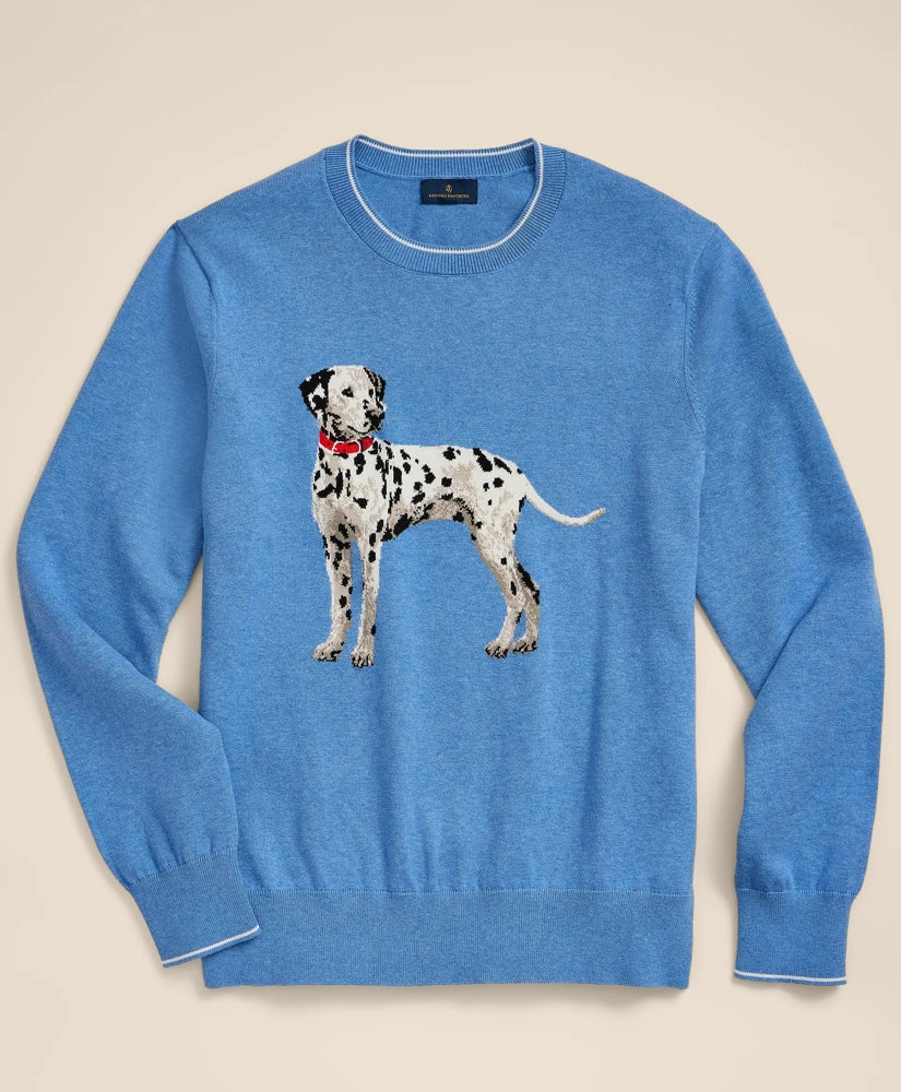 Cotton Dalmatian Sweater / Brooks Brothers Men