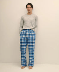 Cotton Flannel Plaid Lounge Pants / Brooks Brothers Sale