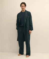 Cotton Flannel Plaid Lounge Pants / Brooks Brothers Sale