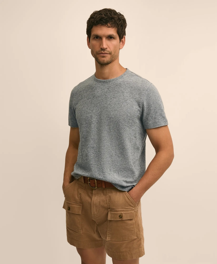 Cotton-Linen Pique T-Shirt / Brooks Brothers Shirts