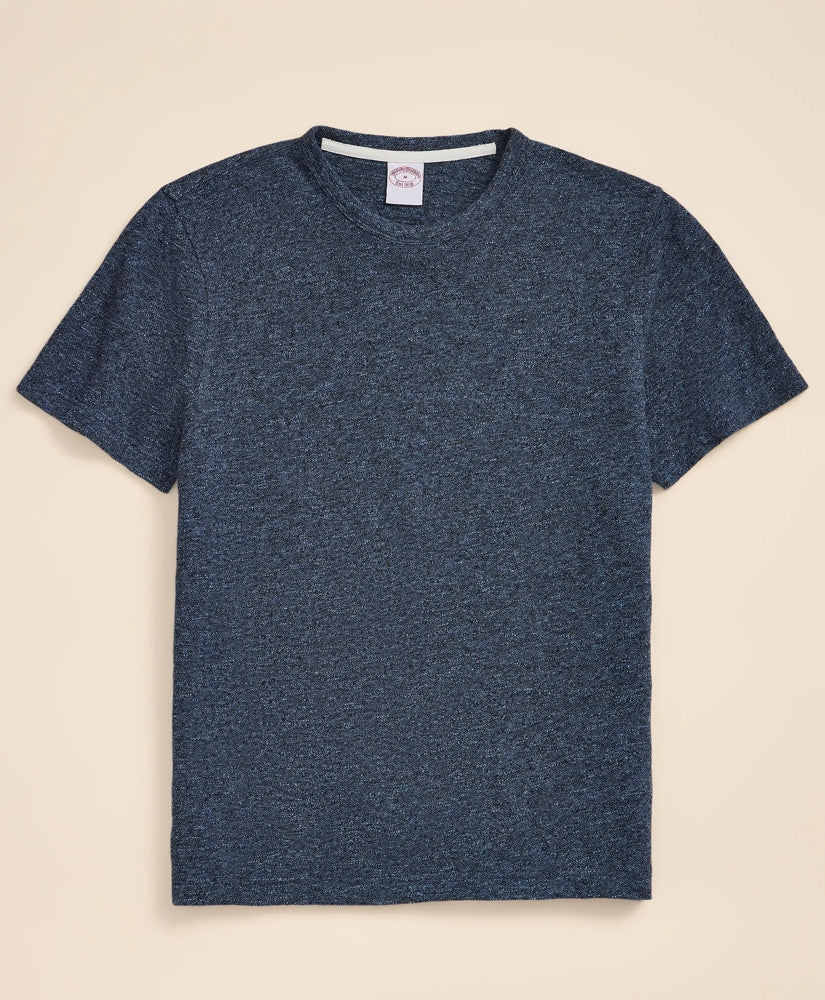 Cotton-Linen Pique T-Shirt / Brooks Brothers Shirts