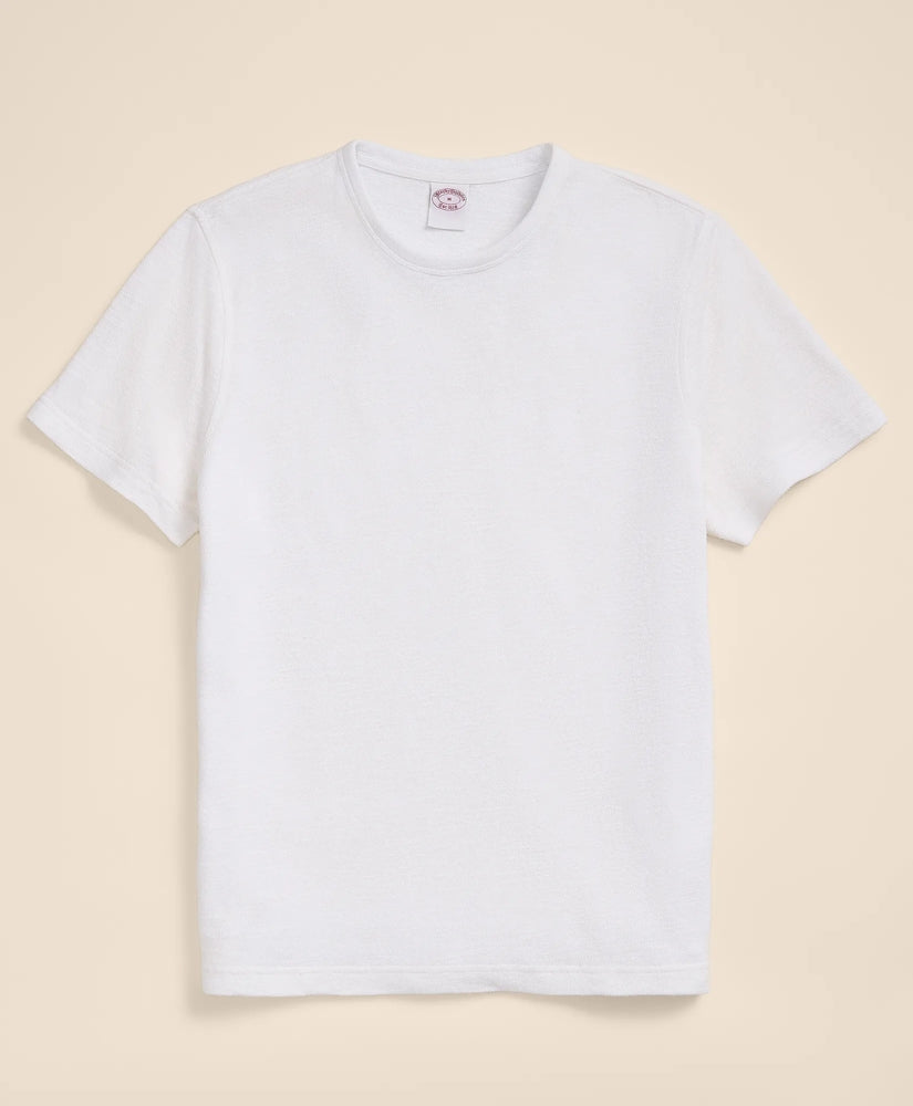 Cotton-Linen Pique T-Shirt / Brooks Brothers Shirts