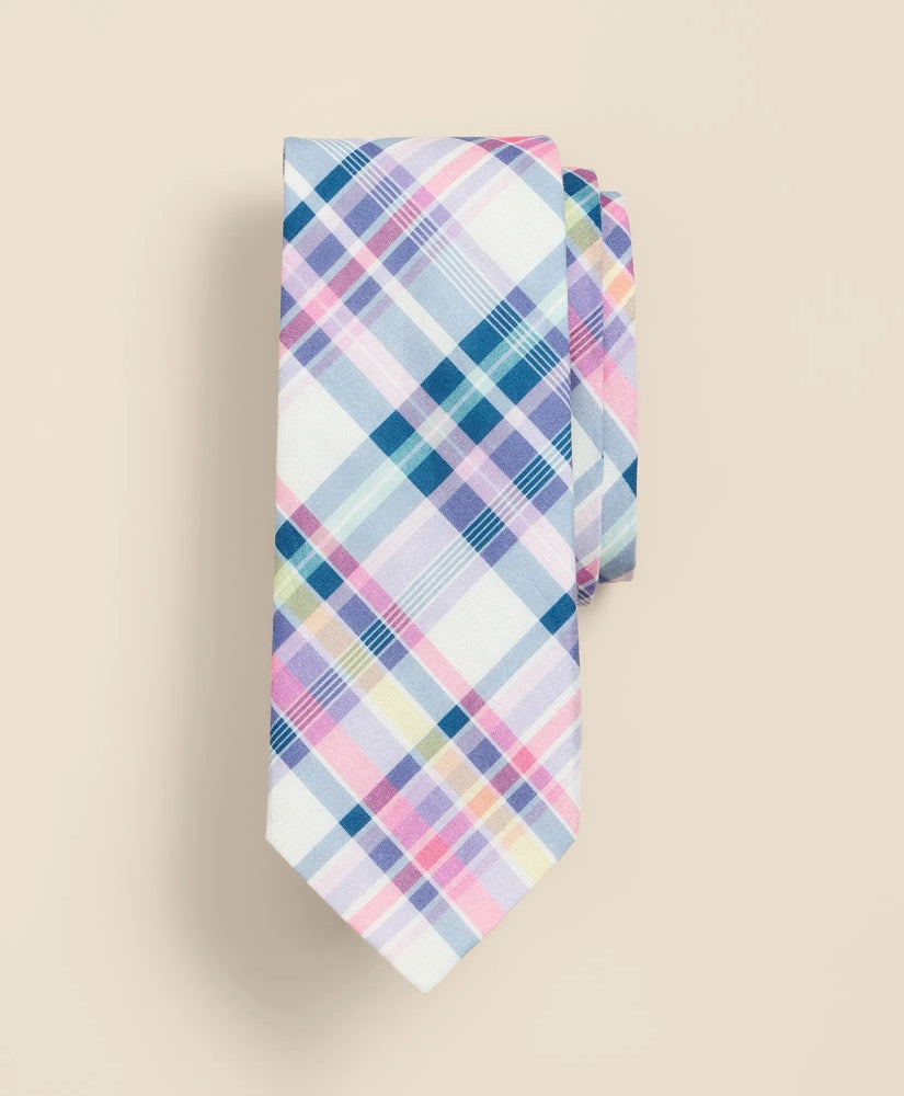 Cotton Madras Tie / Brooks Brothers Men