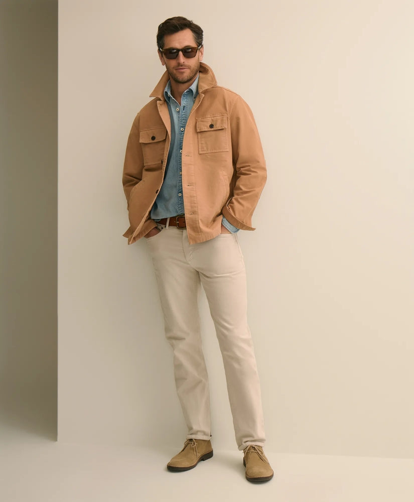 Cotton Military Shirt Jacket / Brooks Brothers Men