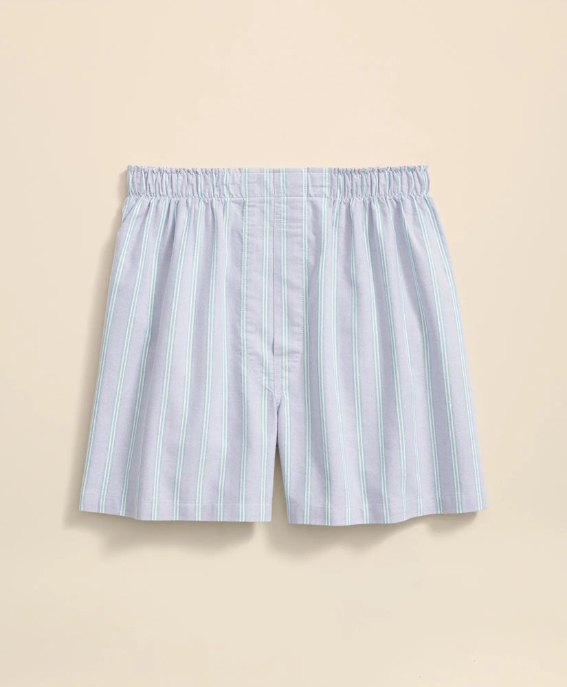 Cotton Oxford BB#1 Striped Boxers / Brooks Brothers Sale