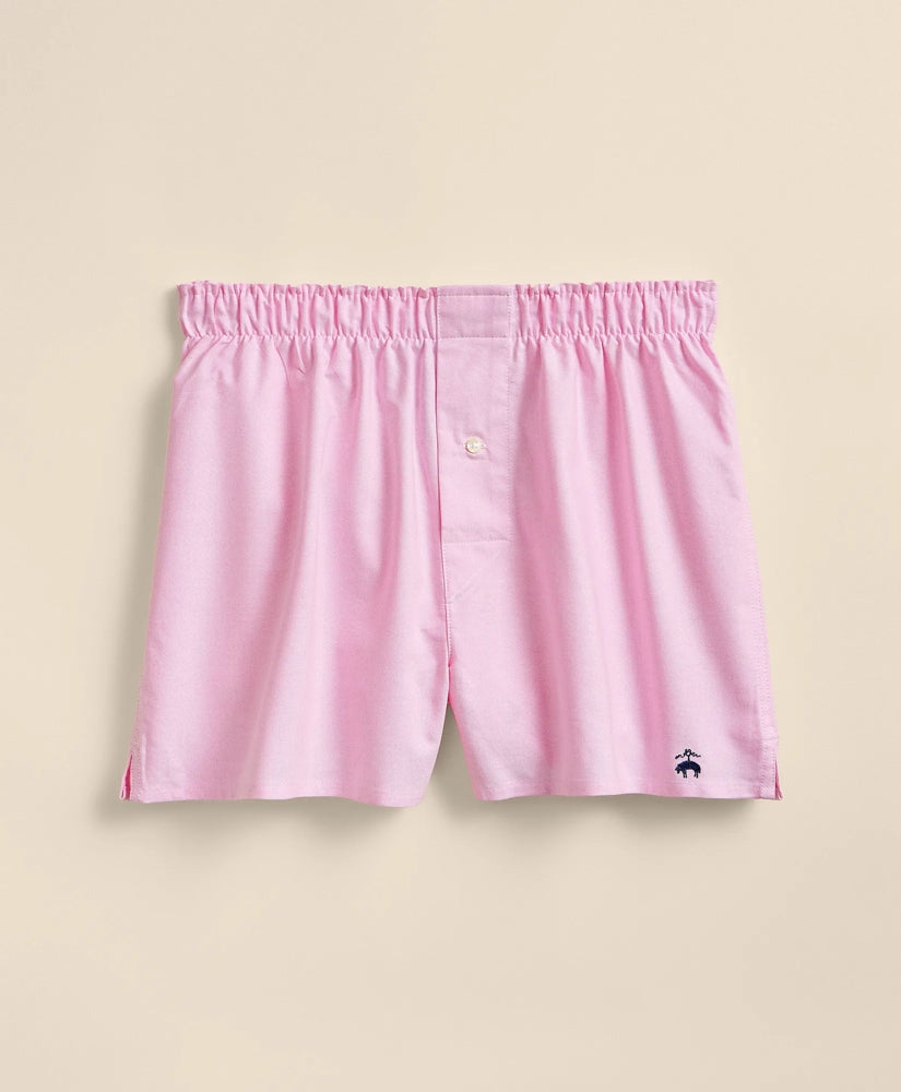 Slim Fit Cotton Oxford Boxers / Brooks Brothers Men