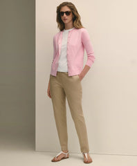 Cotton Sateen Slim Pants / Brooks Brothers Sale