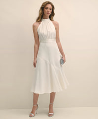 Crepe Halter Dress / Brooks Brothers Sale