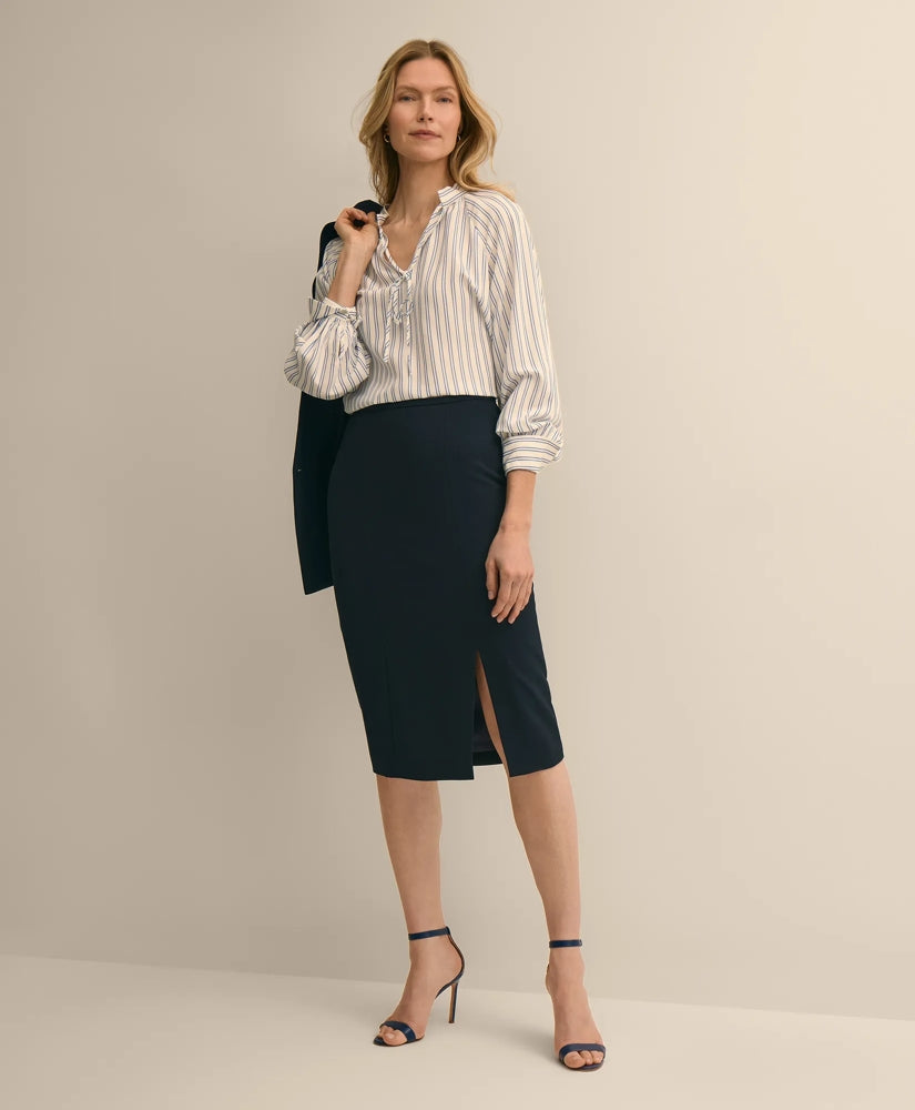 Crepe Pencil Skirt / Brooks Brothers Sale