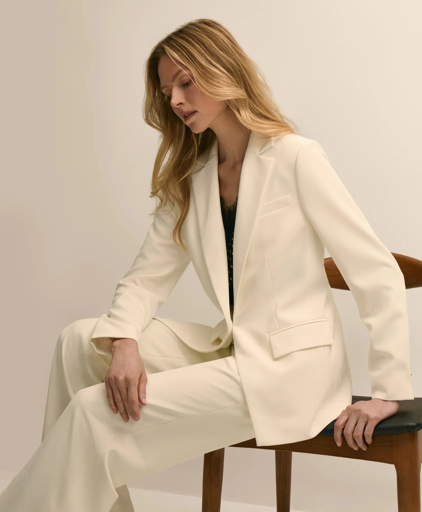 Crepe Relaxed Fit Jacket / Brooks Brothers Women