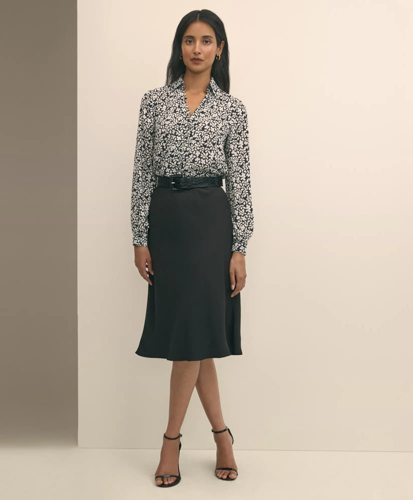 Crepe Slip Skirt / Brooks Brothers Sale