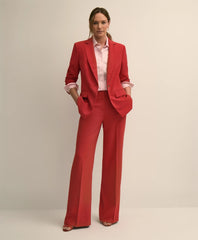 Crepe Wide-Leg Pants / Brooks Brothers Sale
