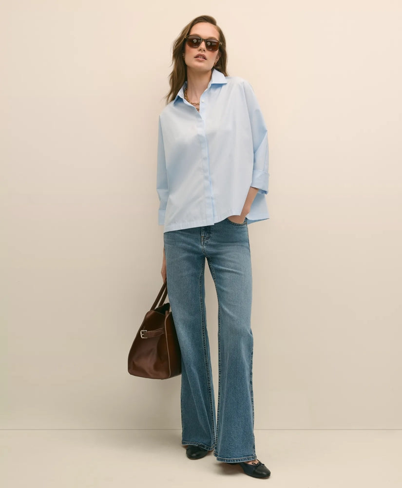 Denim Flare Jeans / Brooks Brothers Women