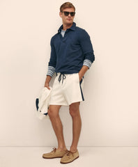Double Faced Cotton Blend Pique Shorts / Brooks Brothers Sale