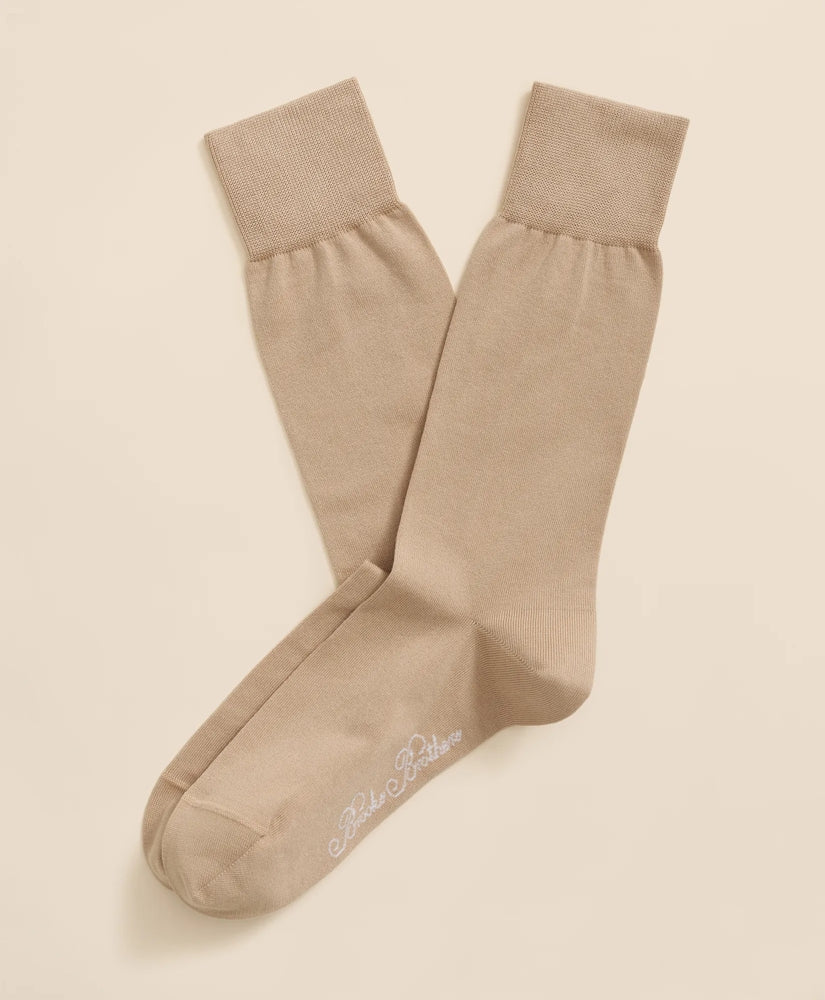Egyptian-Cotton-Blend Socks / Brooks Brothers Men