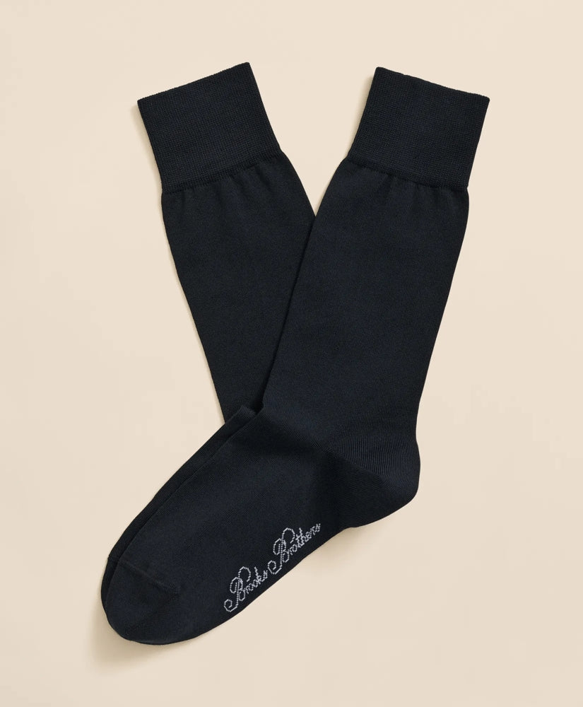 Egyptian-Cotton-Blend Socks / Brooks Brothers Men