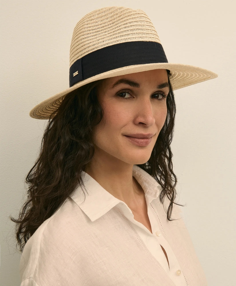Eugenia Kim Packable Hemp Fedora / Brooks Brothers Women